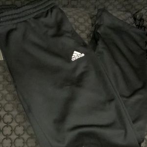 Black Adidas athletic pants